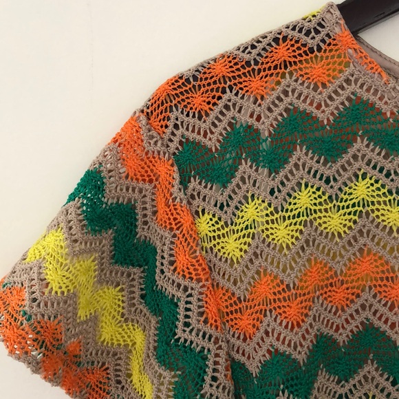 XXI Forever 21 multi coloured embroidered shirt - Picture 2 of 2